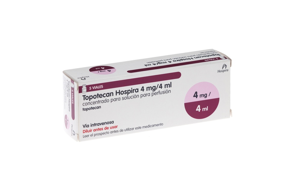 TOPOTECANO HOSPIRA 4 mg/4 mL Concentrado para Solução para Perfusão