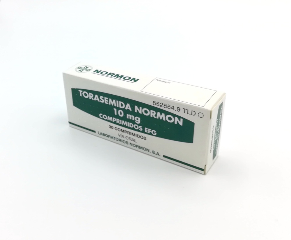 TORASEMIDA NORMON 10 mg COMPRIMIDOS