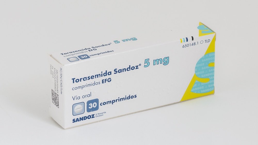 TORASEMIDA SANDOZ 5 mg COMPRIMIDOS
