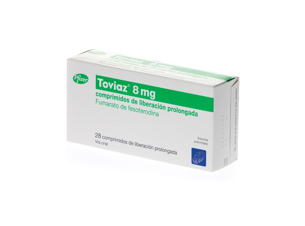 TOVIAZ 8 mg COMPRIMIDOS DE LIBERTAÇÃO PROLONGADA