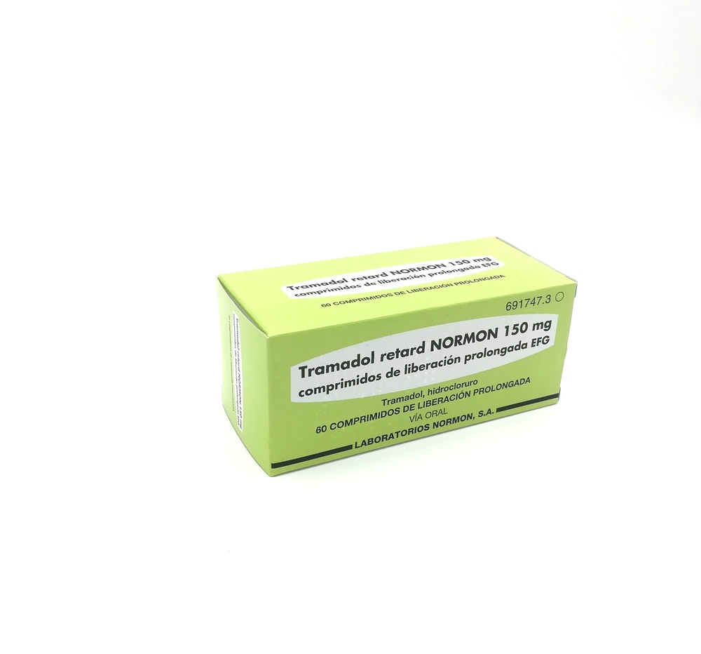 TRAMADOL RETARD NORMON 150 mg COMPRIMIDOS DE LIBERTAÇÃO PROLONGADA