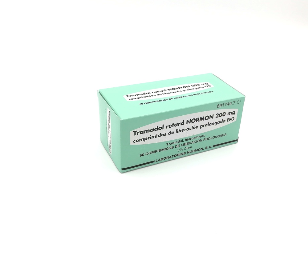 TRAMADOL RETARD NORMON 200 mg COMPRIMIDOS DE LIBERTAÇÃO PROLONGADA