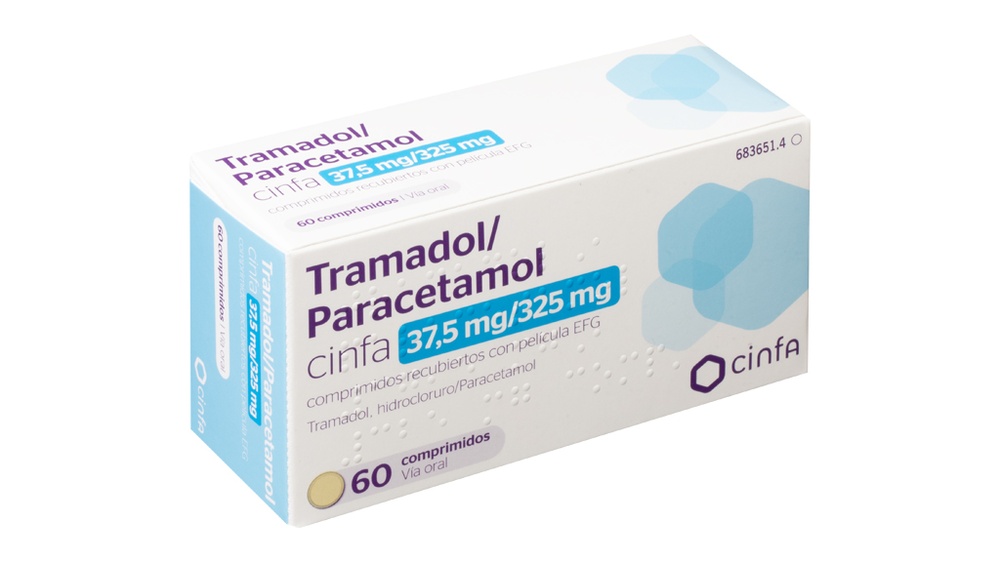 TRAMADOL/PARACETAMOL CINFA 37,5 mg/325 mg COMPRIMIDOS REVESTIDOS POR PELÍCULA
