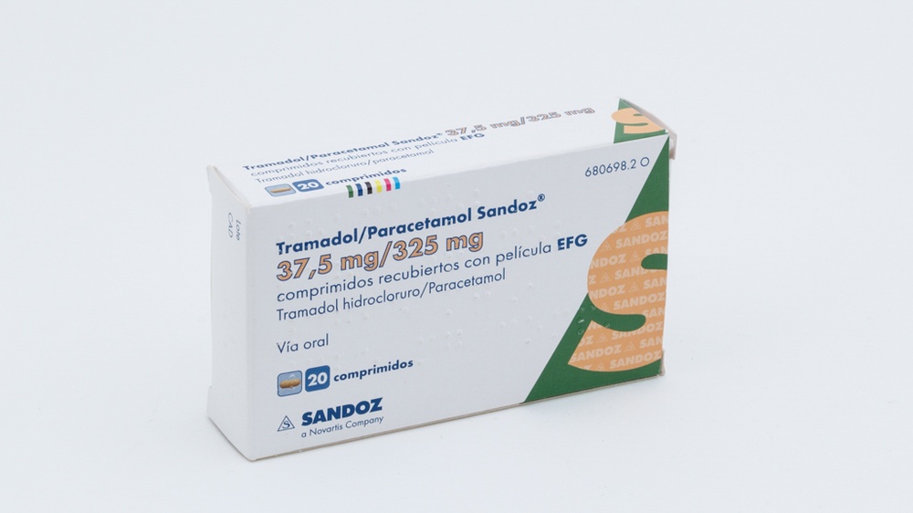 TRAMADOL/PARACETAMOL SANDOZ 37,5 mg/325 mg COMPRIMIDOS REVESTIDOS POR PELÍCULA