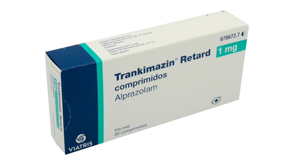 TRANKIMAZIN RETARD 1 mg COMPRIMIDOS