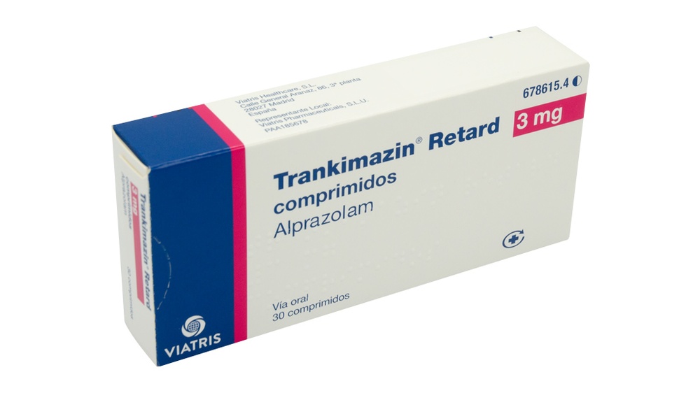 TRANKIMAZIN RETARD 3 mg COMPRIMIDOS