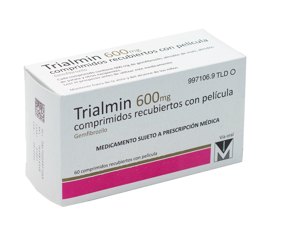TRIALMIN 600 mg COMPRIMIDOS REVESTIDOS POR PELÍCULA