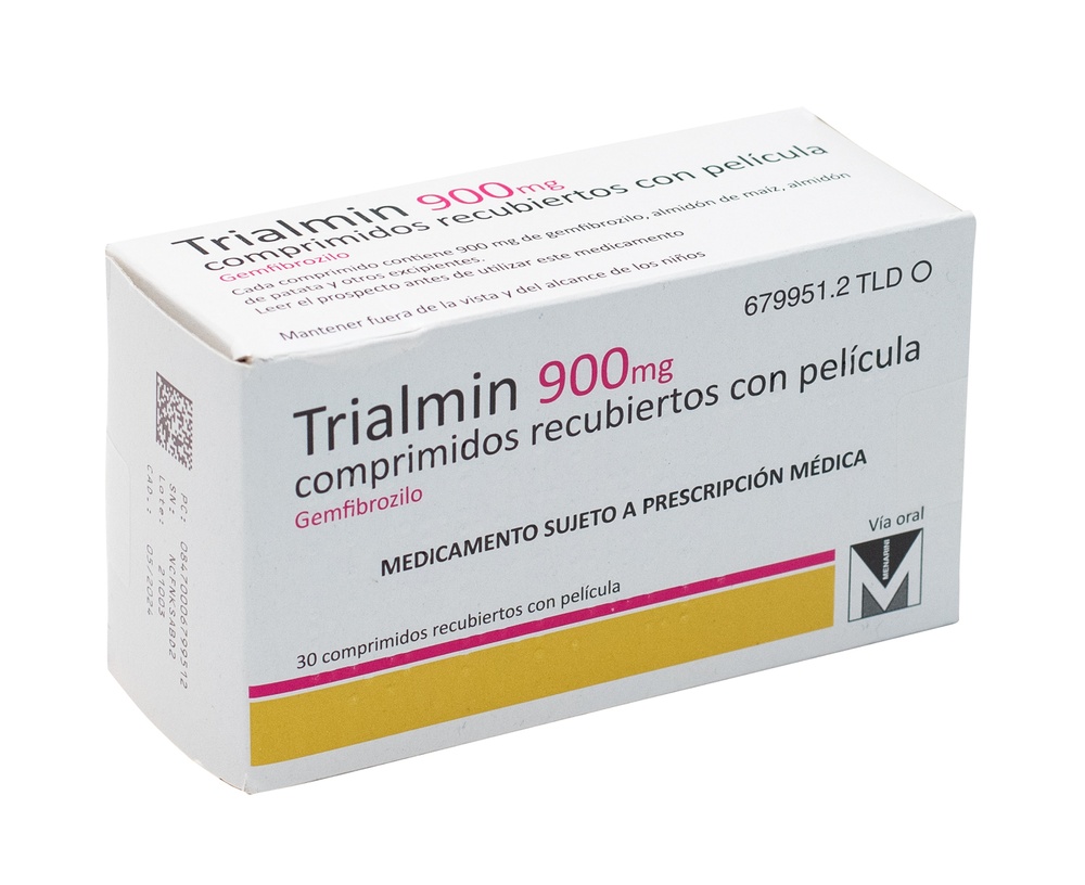 TRIALMIN 900 mg COMPRIMIDOS REVESTIDOS POR PELÍCULA