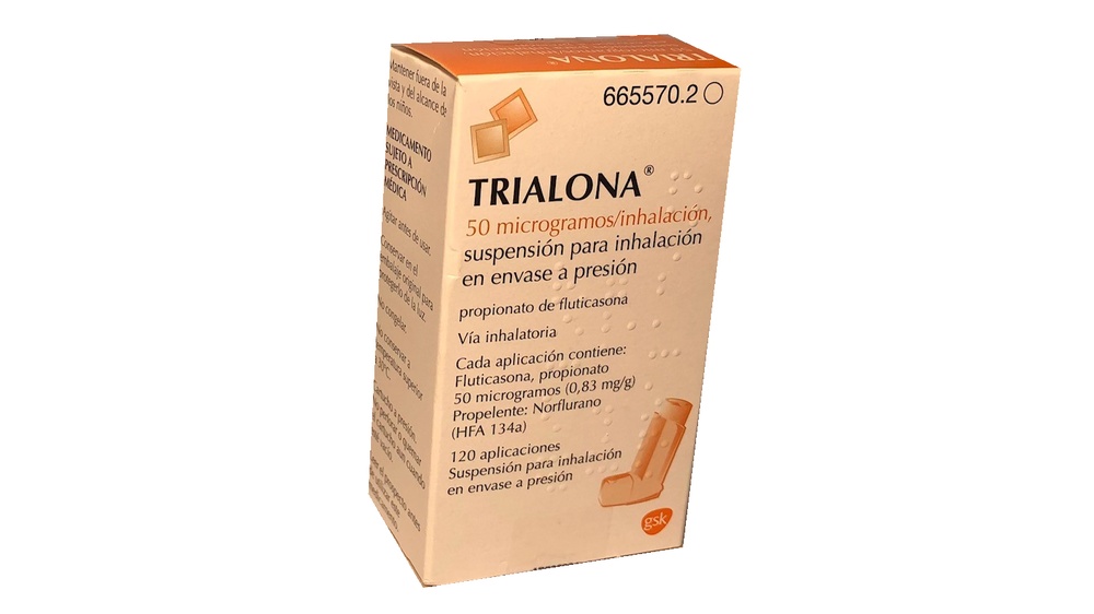 TRIALONA 50 microgramas/inalação, suspensão para inalação em embalagem pressurizada