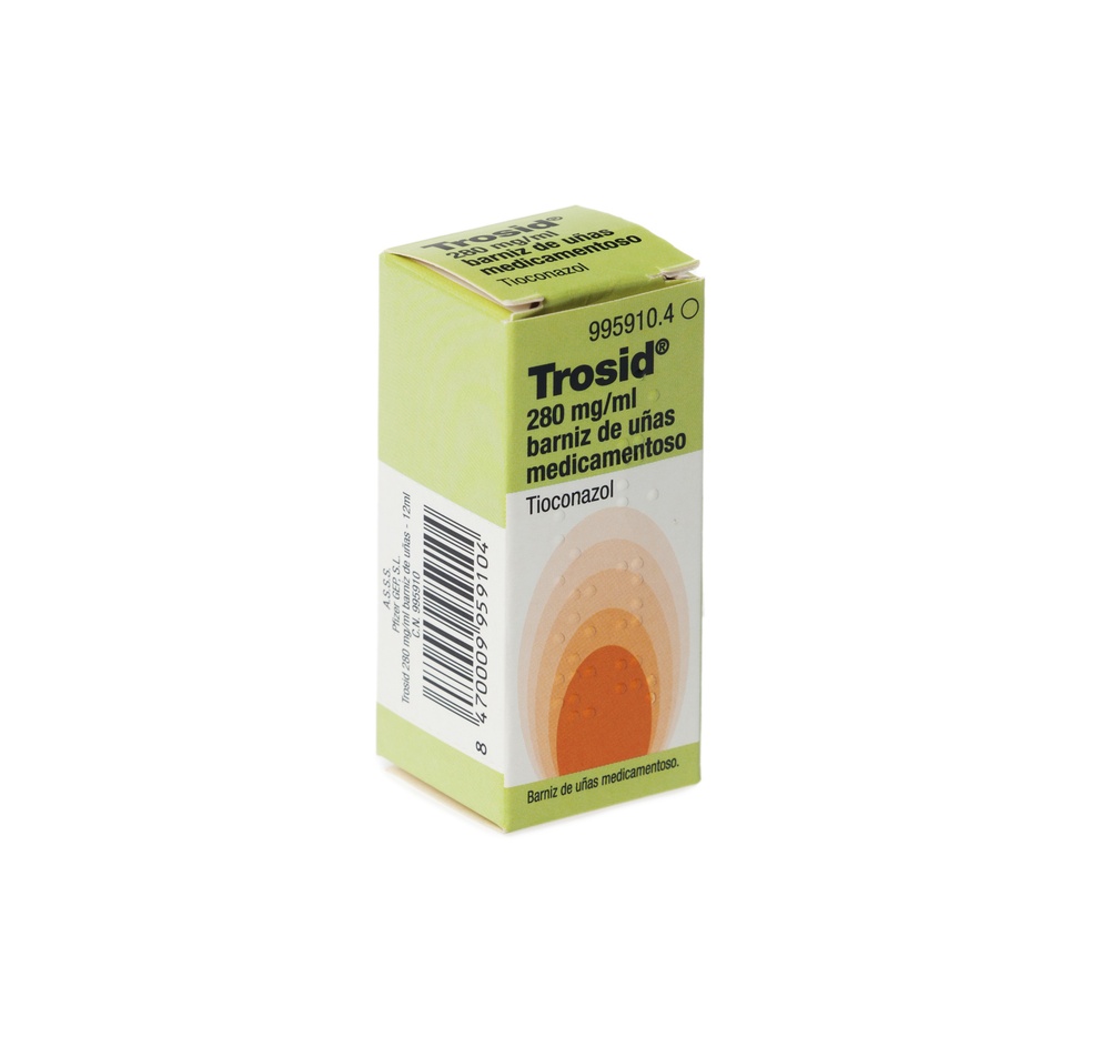 TROSID 280 mg/ml VERNIZ DE UNHAS MEDICAMENTOSO