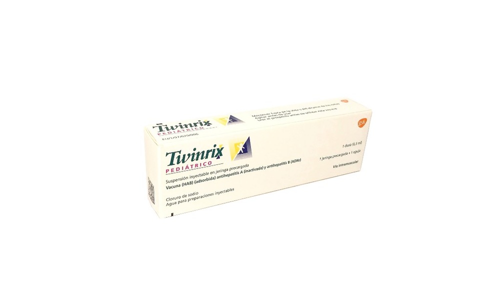 TWINRIX PEDIÁTRICO, SUSPENSÃO INJETÁVEL EM SERINGA PREENCHIDA