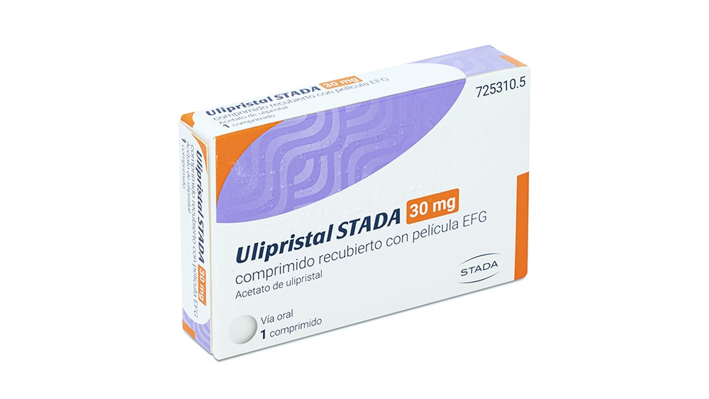 ULIPRISTAL STADA 30 mg COMPRIMIDOS REVESTIDOS POR PELÍCULA