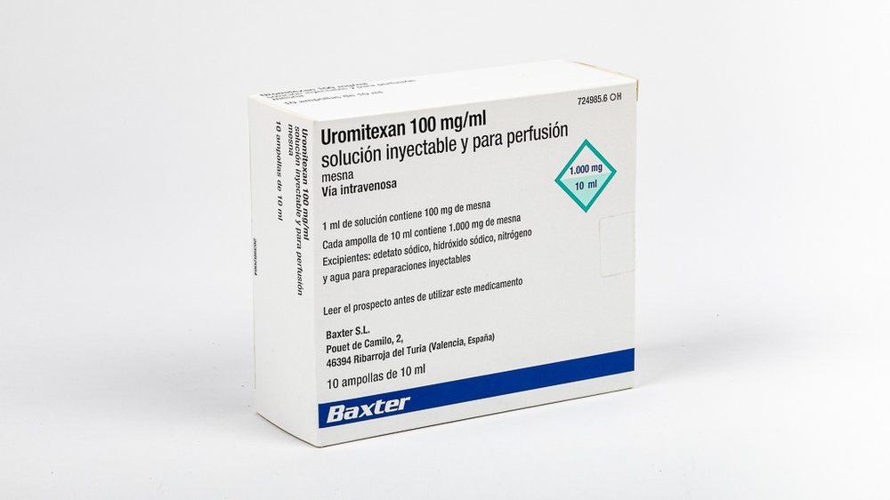 UROMITEXAN 100 mg/mL Solução Injectável e Solução para Perfusão