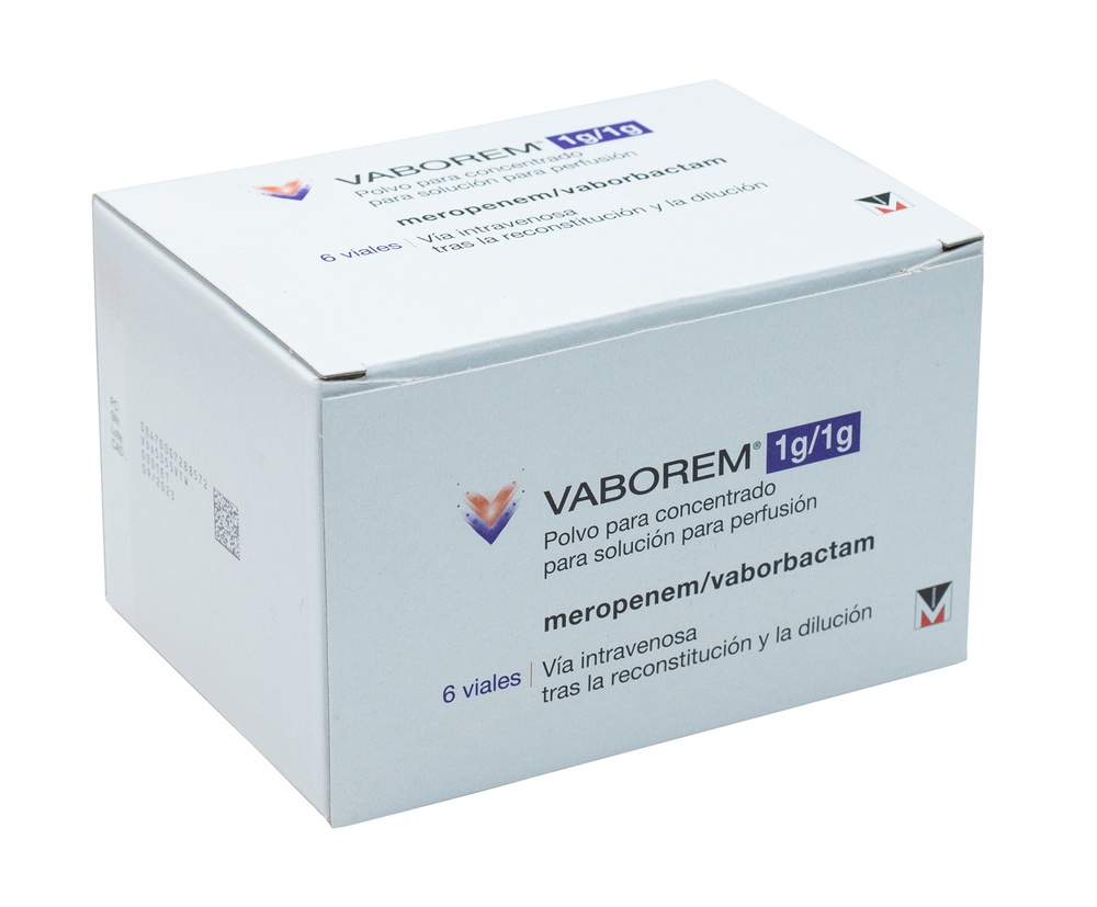 VABOREM 1 g/1 g PÓ PARA CONCENTRADO PARA SOLUÇÃO PARA PERFUSÃO