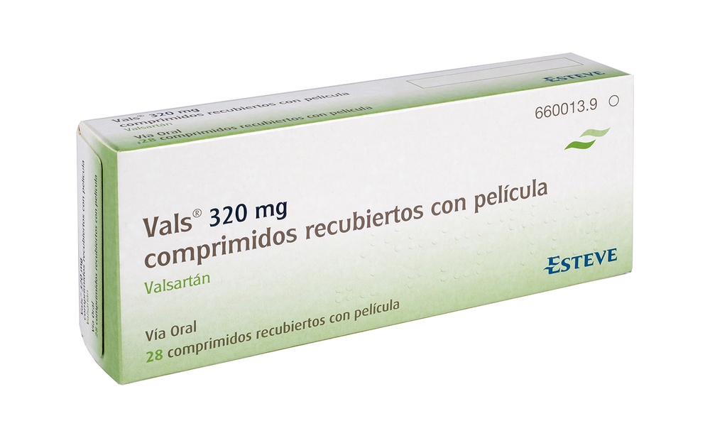 VALS 320 mg COMPRIMIDOS REVESTIDOS POR PELÍCULA