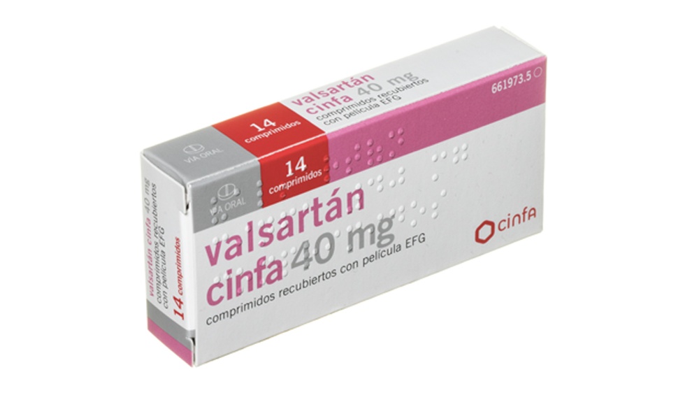 VALSARTAN CINFA 40 mg COMPRIMIDOS REVESTIDOS POR PELÍCULA