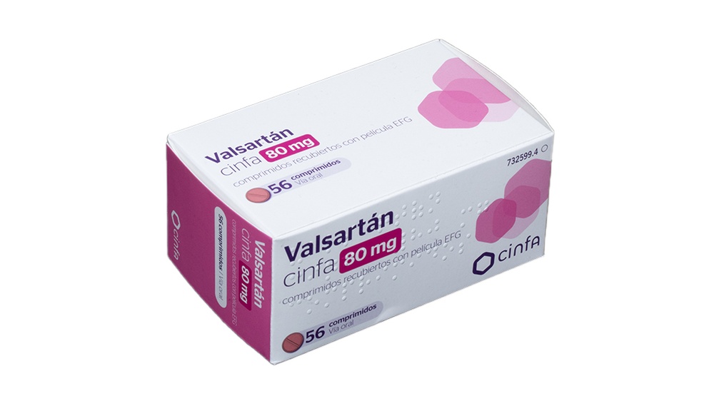 VALSARTAN CINFA 80 mg COMPRIMIDOS REVESTIDOS POR PELÍCULA