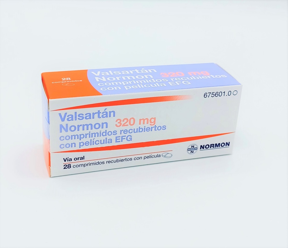 VALSARTAN NORMON 320 mg COMPRIMIDOS REVESTIDOS POR PELÍCULA