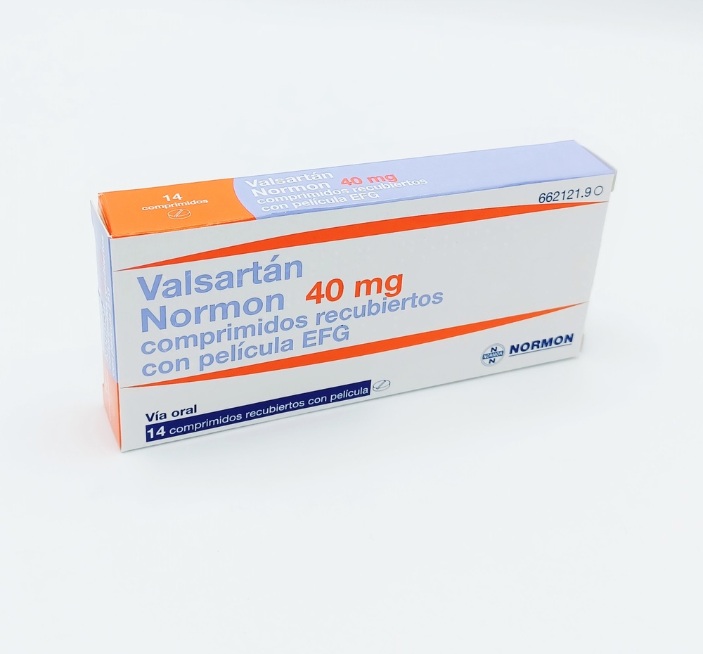 VALSARTAN NORMON 40 mg COMPRIMIDOS REVESTIDOS POR PELÍCULA