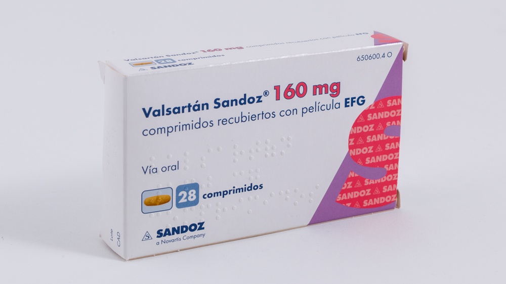VALSARTAN SANDOZ 160 mg COMPRIMIDOS REVESTIDOS POR PELÍCULA