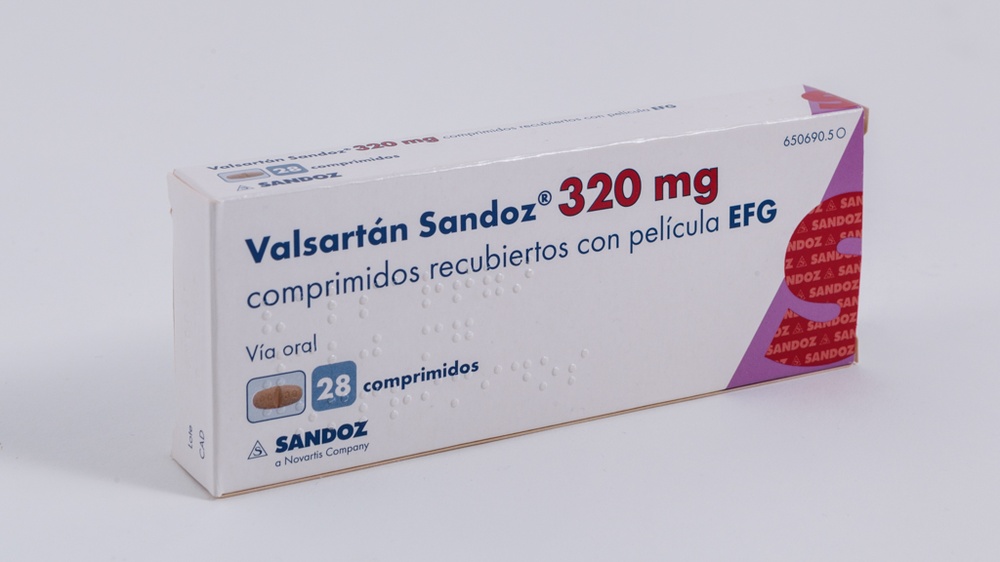 VALSARTAN SANDOZ 320 mg COMPRIMIDOS REVESTIDOS POR PELÍCULA
