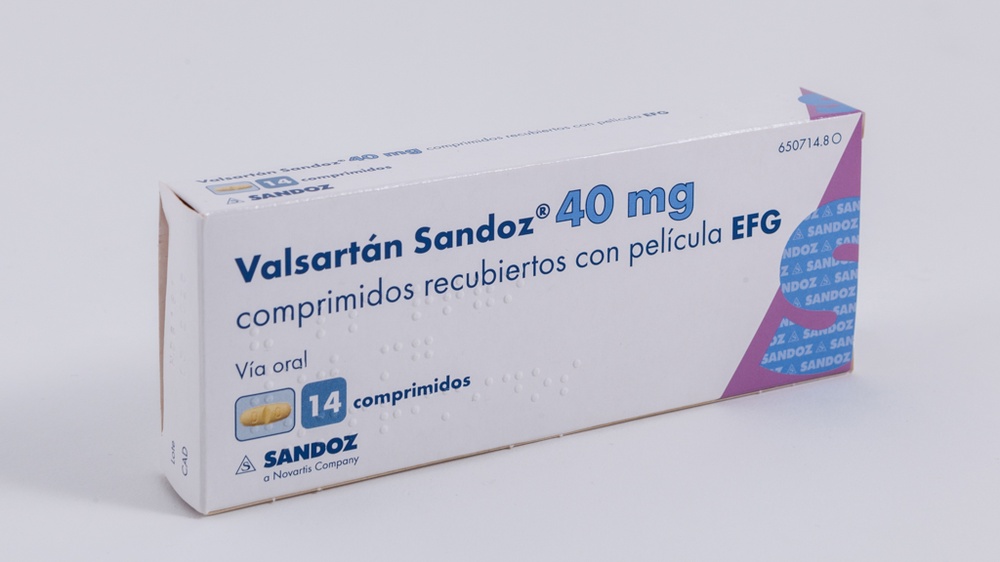 VALSARTAN SANDOZ 40 mg COMPRIMIDOS REVESTIDOS POR PELÍCULA