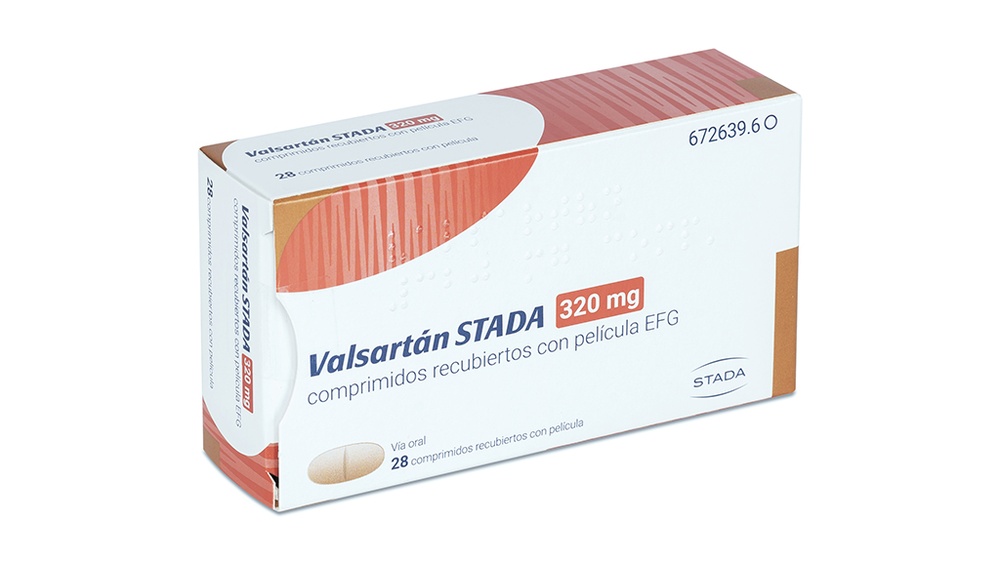 VALSARTAN STADA 320 mg COMPRIMIDOS REVESTIDOS POR PELÍCULA