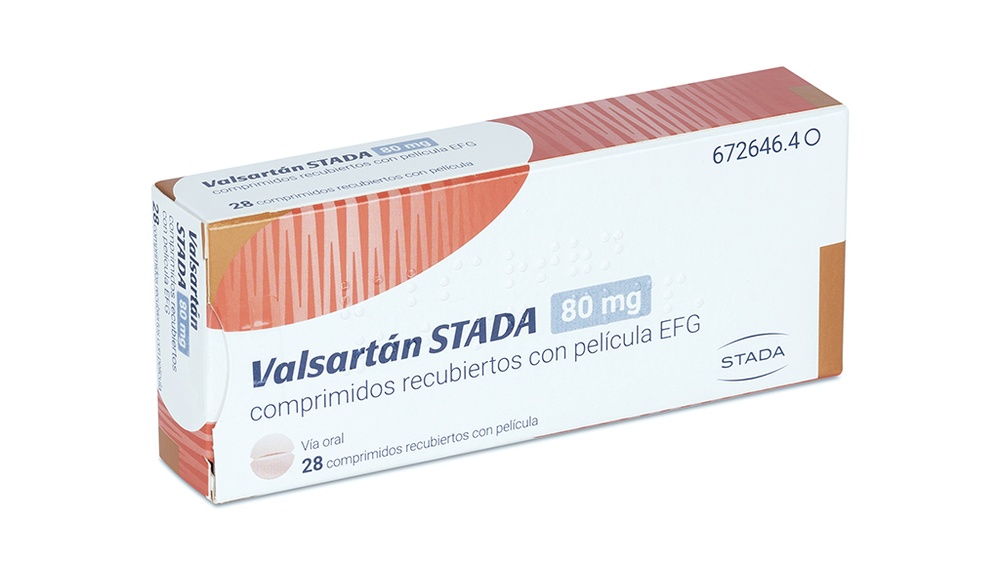 VALSARTAN STADA 80 mg COMPRIMIDOS REVESTIDOS POR PELÍCULA