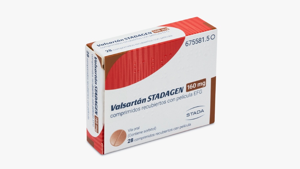 VALSARTAN STADAFARMA 160 mg COMPRIMIDOS REVESTIDOS POR PELÍCULA