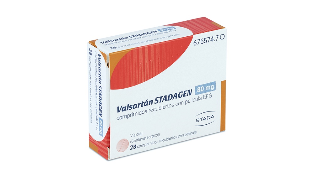 VALSARTAN STADAFARMA 80 mg COMPRIMIDOS REVESTIDOS POR PELÍCULA