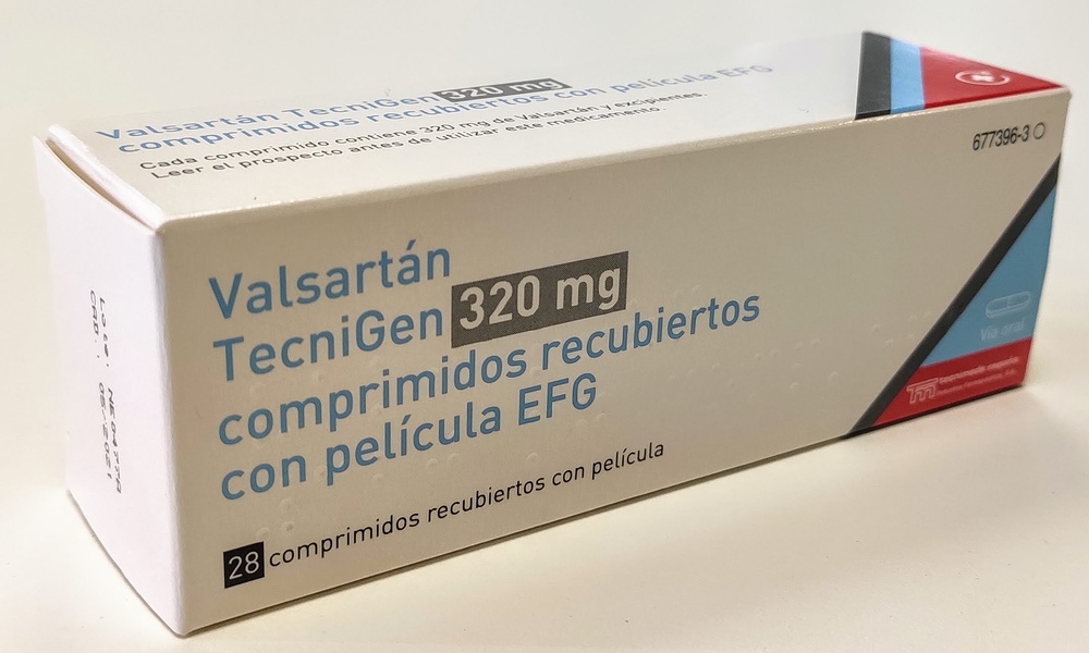 VALSARTAN TECNIGEN 320 mg COMPRIMIDOS REVESTIDOS POR PELÍCULA