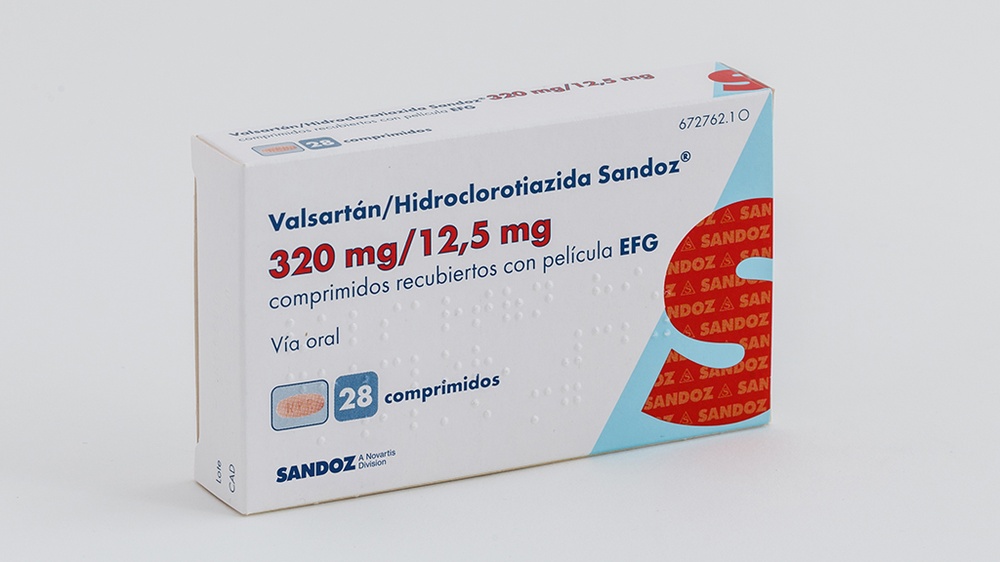 VALSARTAN/HIDROCLOROTIAZIDA SANDOZ 320 mg/12,5 mg COMPRIMIDOS REVESTIDOS POR PELÍCULA