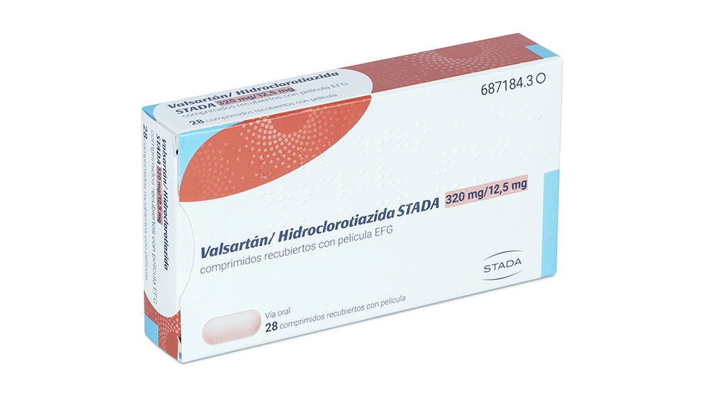 VALSARTAN/HIDROCLOROTIAZIDA STADA 320 mg/12,5 mg COMPRIMIDOS REVESTIDOS POR PELÍCULA