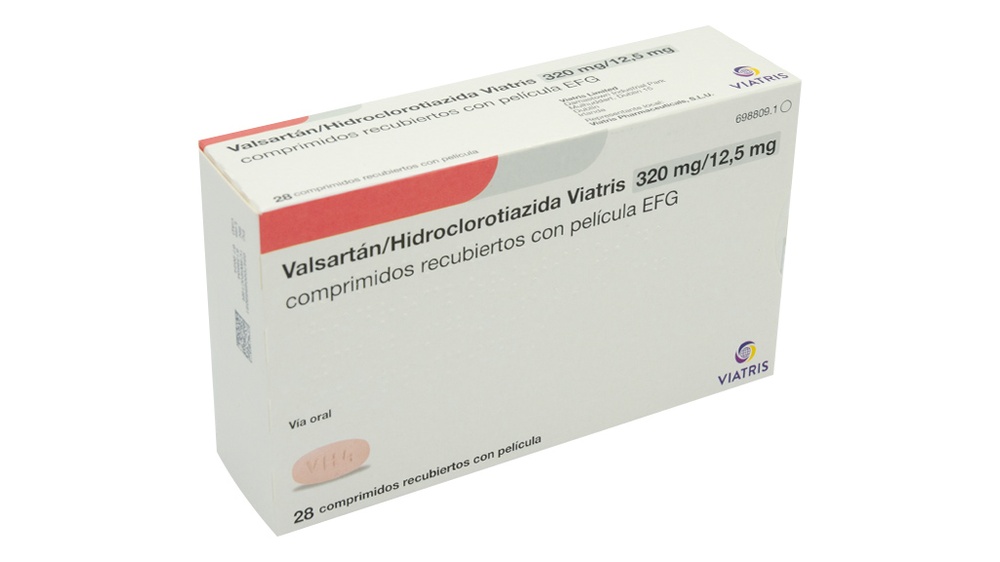VALSARTAN/HIDROCLOROTIAZIDA VIATRIS 320/12,5 mg COMPRIMIDOS REVESTIDOS POR PELÍCULA