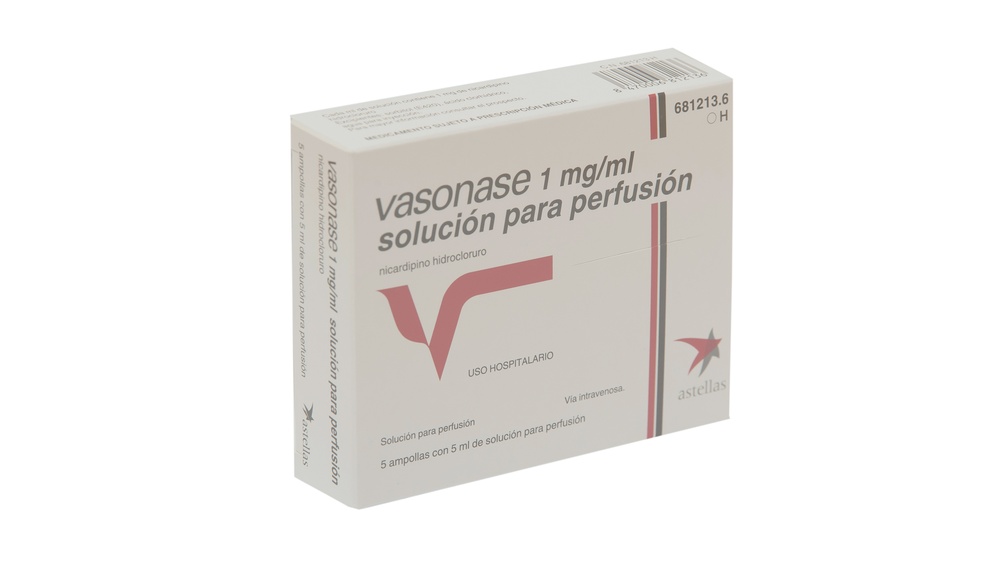 VASONASE 1 mg/ml SOLUÇÃO PARA PERFUSÃO