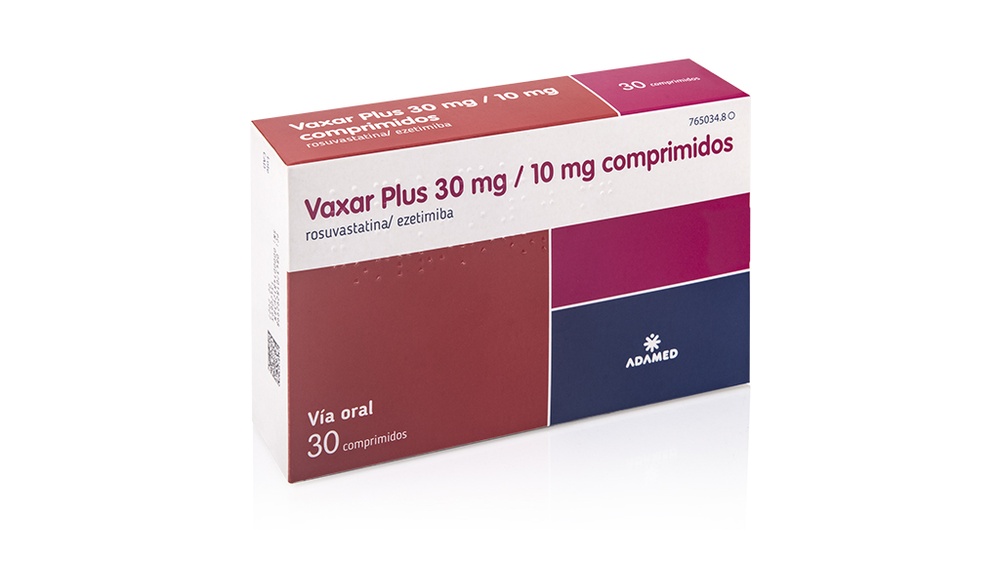 VAXAR PLUS 30 mg/10 mg COMPRIMIDOS