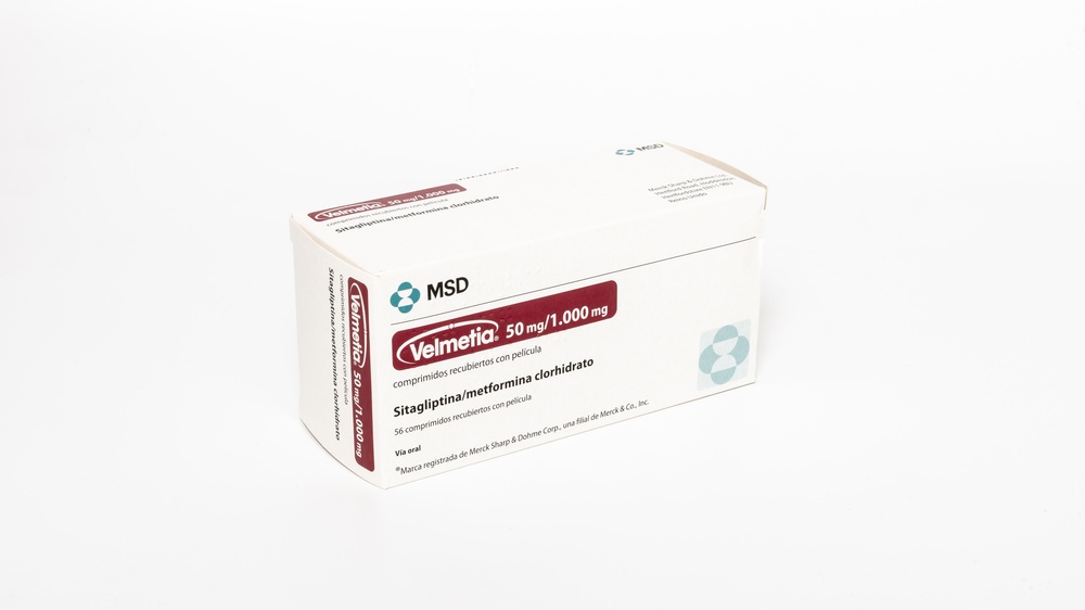 VELMETIA 50 MG/1000 MG COMPRIMIDOS REVESTIDOS POR PELÍCULA