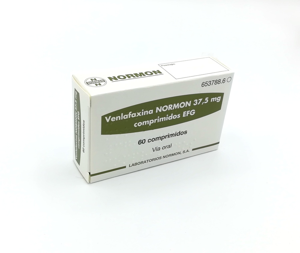 VENLAFAXINA NORMON 37,5 mg COMPRIMIDOS