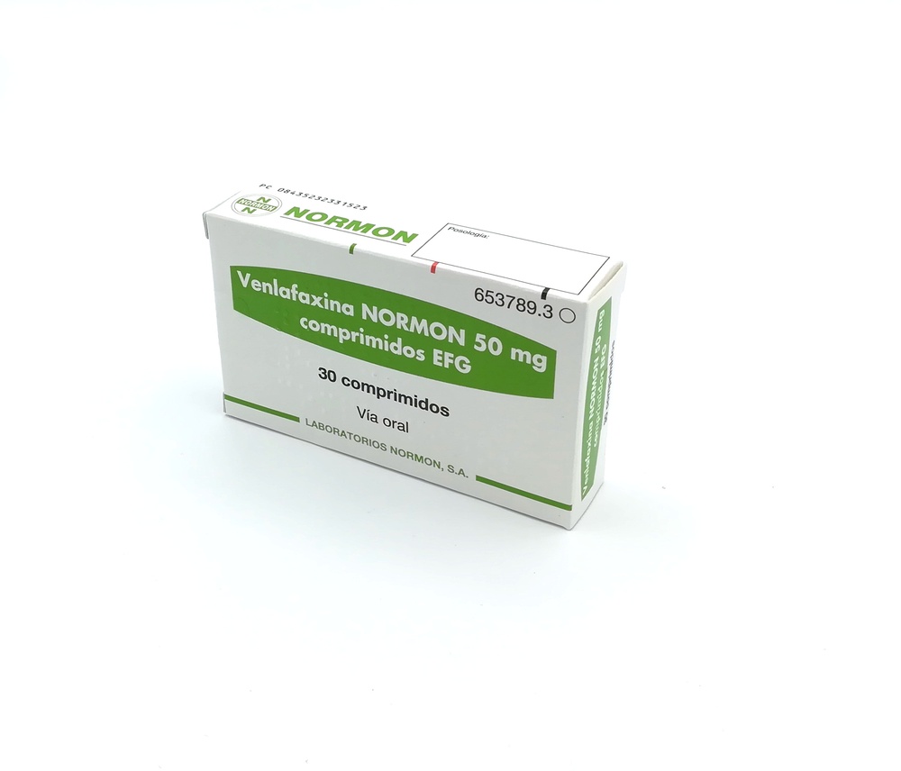 VENLAFAXINA NORMON 50 mg COMPRIMIDOS