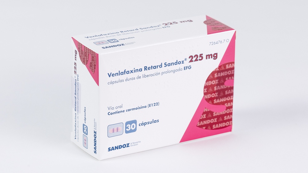 VENLAFAXINA RETARD SANDOZ 225 mg CÁPSULAS DURAS DE LIBERTAÇÃO PROLONGADA