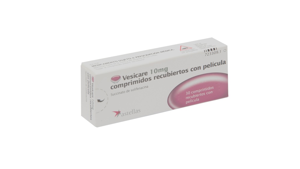 VESICARE 10 mg COMPRIMIDOS REVESTIDOS POR PELÍCULA