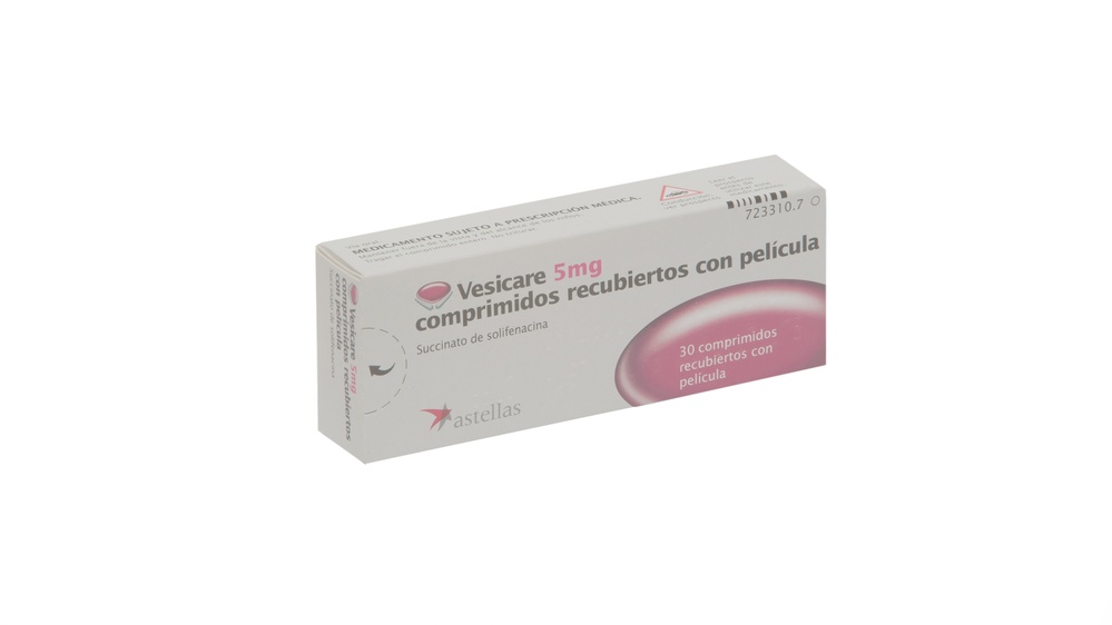 VESICARE 5 mg COMPRIMIDOS REVESTIDOS POR PELÍCULA