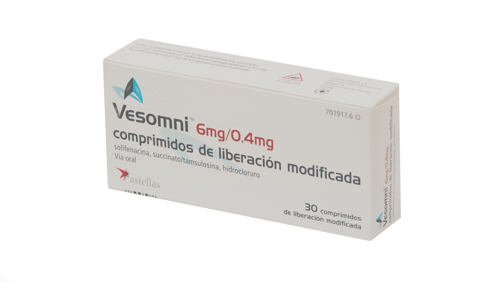 VESOMNI 6 mg/0,4 mg COMPRIMIDOS DE LIBERTAÇÃO MODIFICADA