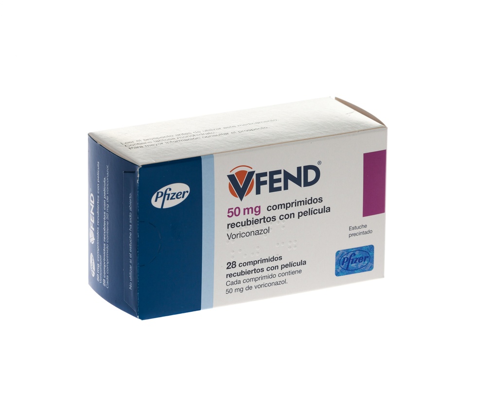 VFEND 50 mg COMPRIMIDOS REVESTIDOS POR PELÍCULA