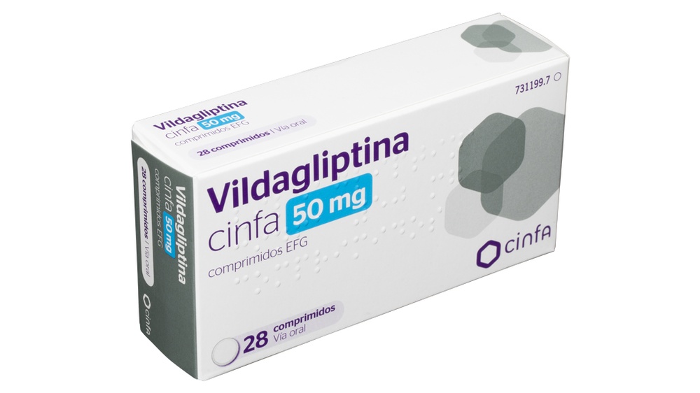 VILDAGLIPTINA CINFA 50 mg COMPRIMIDOS