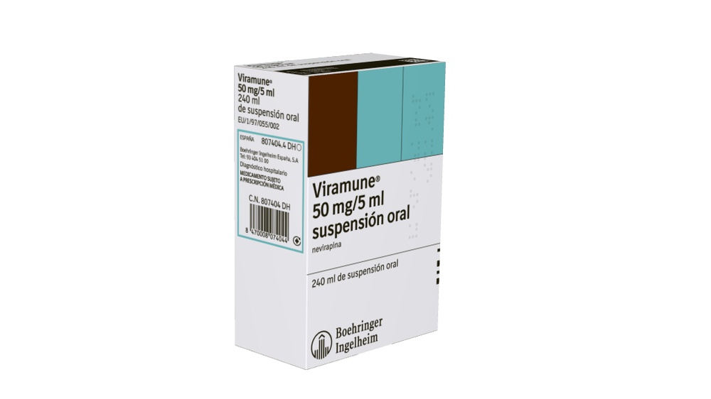 VIRAMUNE 50 mg/5 ml SUSPENSÃO ORAL