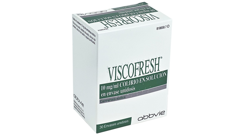 VISCOFRESH 10 mg/ml COLÍRIO EM SOLUÇÃO EM EMBALAGEM UNIDOSE