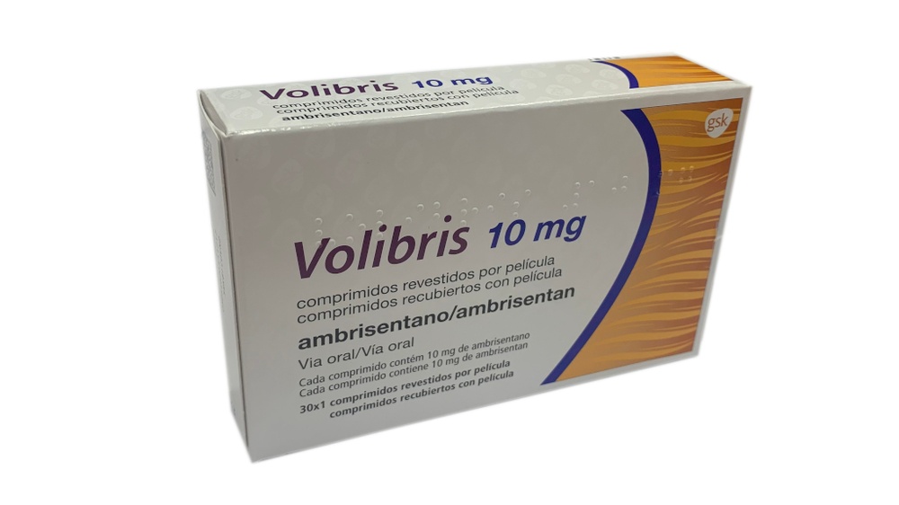 VOLIBRIS 10 mg COMPRIMIDOS REVESTIDOS POR PELÍCULA