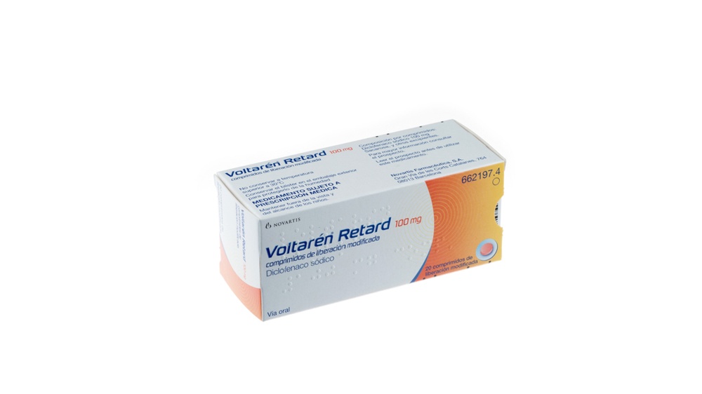VOLTAREN RETARD 100 mg COMPRIMIDOS DE LIBERTAÇÃO MODIFICADA
