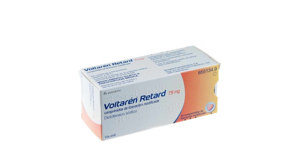VOLTAREN RETARD 75 mg COMPRIMIDOS DE LIBERTAÇÃO MODIFICADA